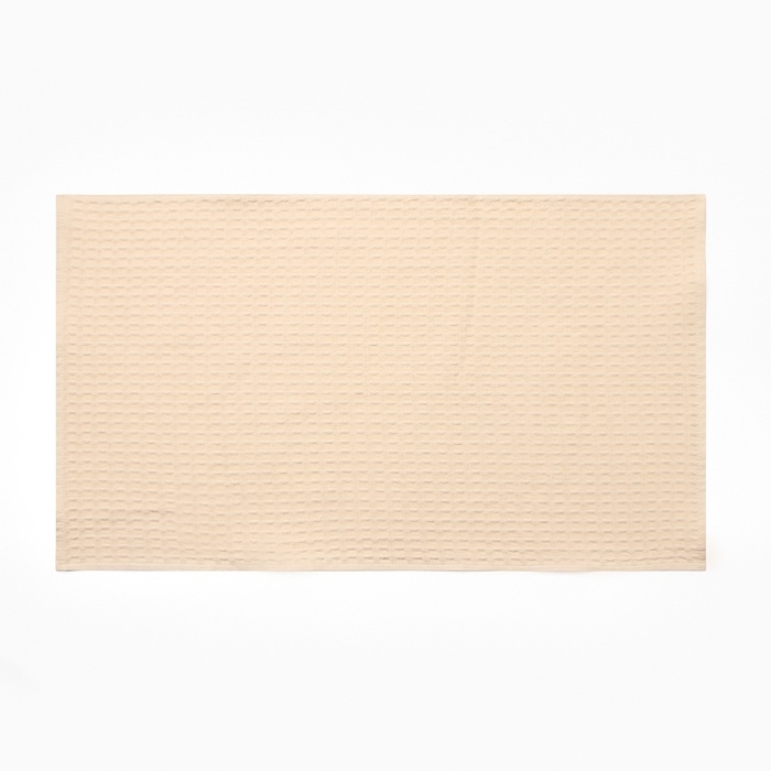 Набор кух.полотенец "Доляна" сер,зел, беж 35х60см-3шт., 100% хл, крупная вафля, 220 гр/м2