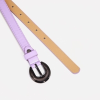 Ремень женский, ширина 2 см, винт, пряжка металл, цвет сиреневый Ремень женский, ширина 2 см, винт, пряжка металл, цвет сиреневый