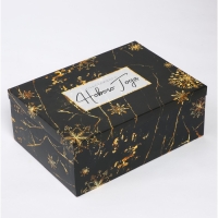 Набор коробок подарочных 15 в 1 &laquo;Winter&raquo;, 12 х 7 х 4 см - 46,6 х 35,2 х 17.5 см, Новый год