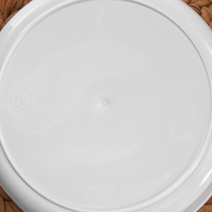 Кастрюля для СВЧ-печи, 1,2 л, рисунок МИКС