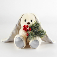 Новогодняя мягкая игрушка &laquo;Новогодний Lu&raquo;, заяц, 25 см, на новый год