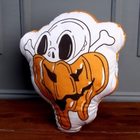 Мягкая игрушка &laquo;Череп&raquo; в тыкве, цвет белый