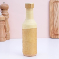 Фляжка-бутылка "Шишки", 0,25 л, береста