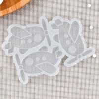 Силиконовый молд для леденцов и шоколада &laquo;Самолетик&raquo;, 7&times;4,5 см, цвет прозрачный