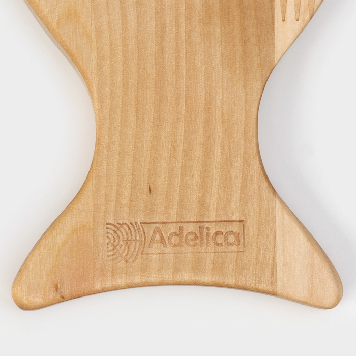 Доска разделочная и для подачи &laquo;Рыбка&raquo;, 27,5&times;12&times;1,8 см, берёза