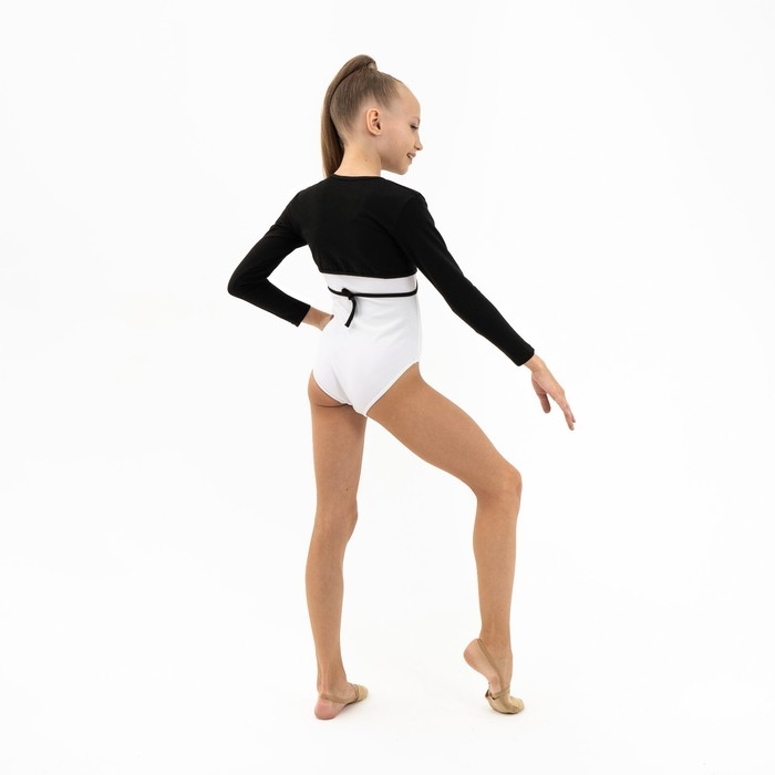 Болеро для гимнастики и танцев Grace Dance, р. 30, цвет чёрный