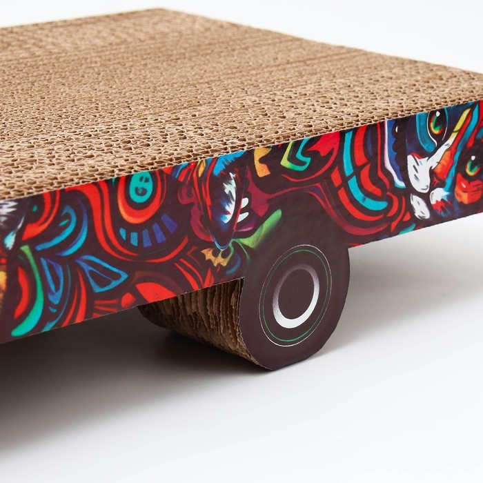 Когтеточка из картона с кошачьей мятой &laquo;Графити&raquo;