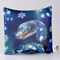 Новый год! Антистресс подушка-игрушка «Змея», синяя Новый год! Антистресс подушка-игрушка «Змея», синяя