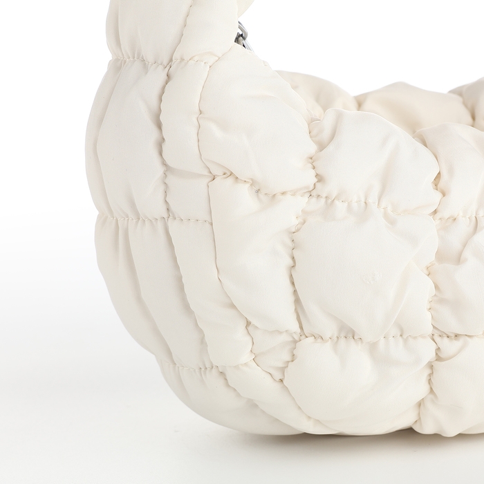 Сумка молодёжная на молнии, цвет белый Сумка молодёжная на молнии, цвет белый