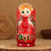 Матрёшка 7-ми кукольная "Кира", 23-25см, ручная роспись. Матрёшка 7-ми кукольная "Кира", 23-25см, ручная роспись.