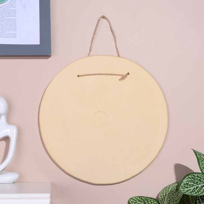 Панно Панно "Ворона", 19,5 см, майолика