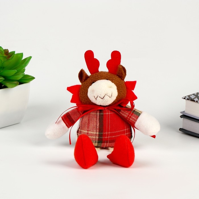 Новый год! Мягкая игрушка «Олень», цвет МИКС Новый год! Мягкая игрушка «Олень», цвет МИКС