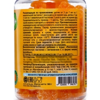 Интенсив Витамин С «Ми-Ми-Мишки» со вкусом апельсина, сопротивляемость организма к инфекциям и вирусам, 90 жевательных пастилок по 2 г Интенсив Витамин С «Ми-Ми-Мишки» со вкусом апельсина, сопротивляемость организма к инфекциям и вирусам, 90 жевательных пастилок по 2 г