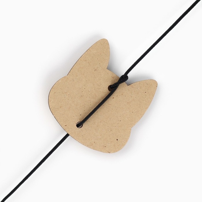 Дразнилка с деревянной подвеской &laquo;Мордочка&raquo;, 4 см