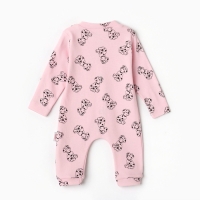 Комбинезон детский, цвет розовый, рост 68 см