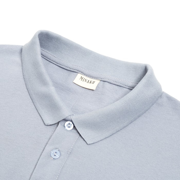 Джемпер мужской из пике MINAKU цвет серый, р-р 42