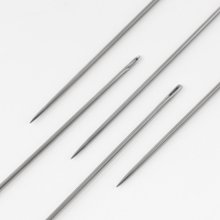 Иглы швейные, для кожи и обуви №2, d = 1,2 мм, 7 см, 10 шт, С-16 Иглы швейные, для кожи и обуви №2, d = 1,2 мм, 7 см, 10 шт, С-16