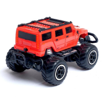 Джип радиоуправляемый «Хамер», работает от батареек, цвет красный Джип радиоуправляемый «Хамер», работает от батареек, цвет красный