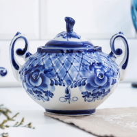 Сахарница «Алевтина», гжель Сахарница «Алевтина», гжель