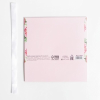 Коробка подарочная складная, упаковка, &laquo;Цветы&raquo;, 16.5 х 12.5 х 5 см, БЕЗ ЛЕНТЫ