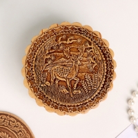 Шкатулка "Олень", 100 х 40 мм, береста Шкатулка "Олень", 100 х 40 мм, береста