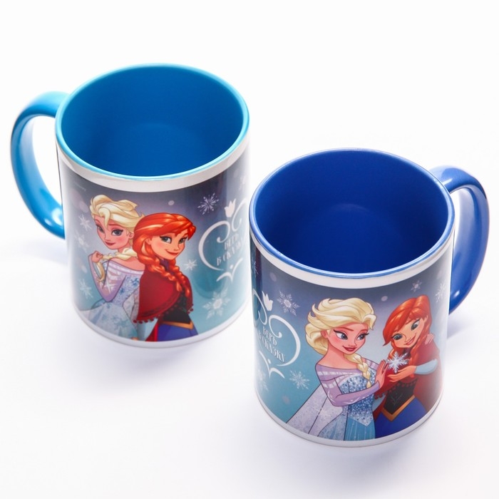 Кружка сублимация, 350 мл Кружка сублимация, 350 мл "Верь в сказку!", Холодное сердце МИКС