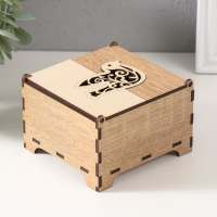 Шкатулка комбинированная "Птица" 10,5х10х7 см Шкатулка комбинированная "Птица" 10,5х10х7 см