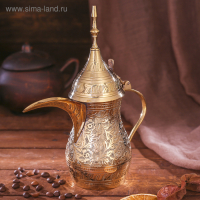 Чайничек латунь "Прелесть" 8,5х17,5х21 см Чайничек латунь "Прелесть" 8,5х17,5х21 см