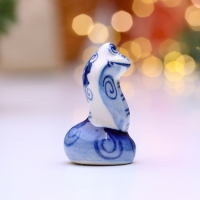 Новый год. Сувенир символ года "Змея Жан", гжель Новый год. Сувенир символ года "Змея Жан", гжель