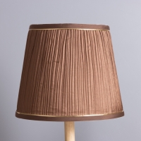 Лампа настольная "Луиза" 1х40Вт Е27 1х5Вт LED черный/шоколад 25х25х43см