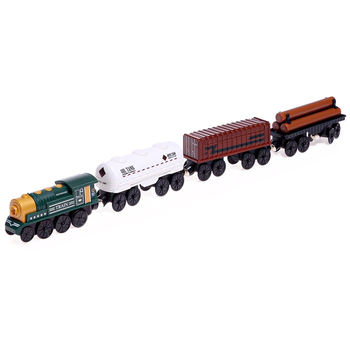 Железная дорога «Лесопилка», детская, работает от батареек Железная дорога «Лесопилка», детская, работает от батареек