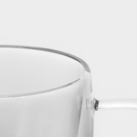 Кружка стеклянная с двойными стенками Magistro &laquo;Дуо&raquo;, 200 мл, 12&times;8,5&times;7,5