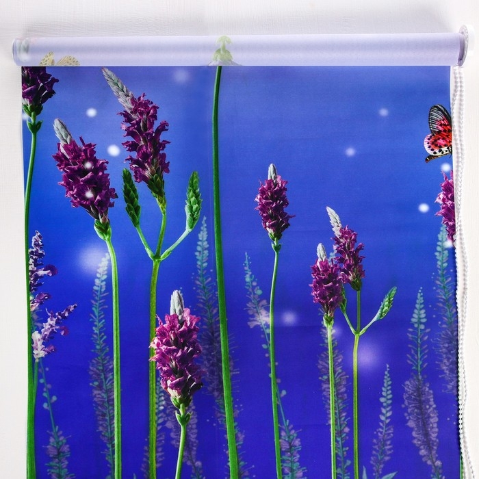 Штора рулонная &laquo;Лаванда&raquo;, 90&times;200 см (с учётом креплений 3,5 см)