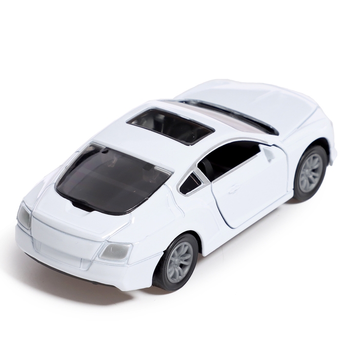 Машина металлическая «Купе», инерция, 1:32, открываются двери, световые и звуковые эффекты, цвет белый Машина металлическая «Купе», инерция, 1:32, открываются двери, световые и звуковые эффекты, цвет белый