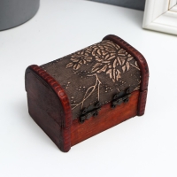 Шкатулка дерево сундучок "Розарий" 6,3х8,8х6,5 см Шкатулка дерево сундучок "Розарий" 6,3х8,8х6,5 см