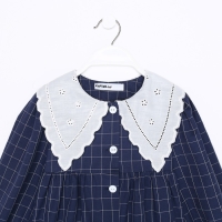 Платье детское с воротником KAFTAN, р.38 (146-152 см), синий Платье детское с воротником KAFTAN, р.38 (146-152 см), синий