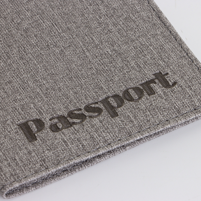 Обложка для паспорта, цвет серый Обложка для паспорта, цвет серый