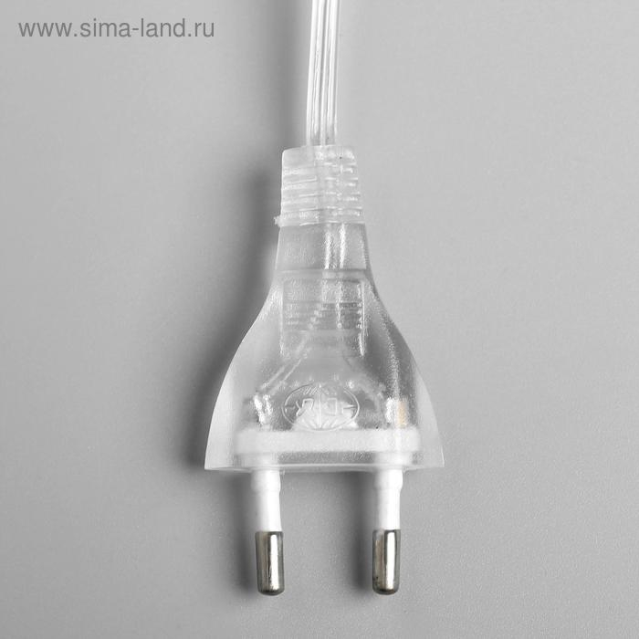 Светодиодная фигура &laquo;Снежинка&raquo; 30 см, пластик, 220 В, свечение синее