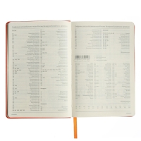 Ежедневник недатированный А5, 160 листов MEGAPOLIS VELVET, твёрдая обложка, искусственная кожа, ляссе, на резинке, тонированный блок 70 г/м2, оранжевый