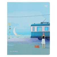 Тетрадь 48 листов в клетку на скрепке View, обложка мелованный картон, ламинация SoftTouch, МИКС Тетрадь 48 листов в клетку на скрепке View, обложка мелованный картон, ламинация SoftTouch, МИКС