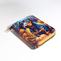 Кошелёк на молнии, цвет синий Кошелёк на молнии, цвет синий