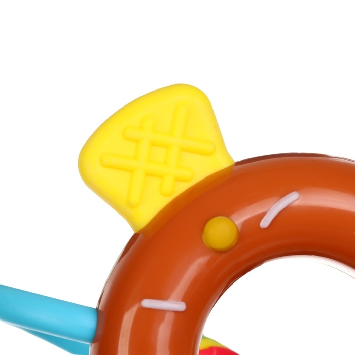 Погремушка &laquo;Сладости: Пончик&raquo;, цвет МИКС, Крошка Я