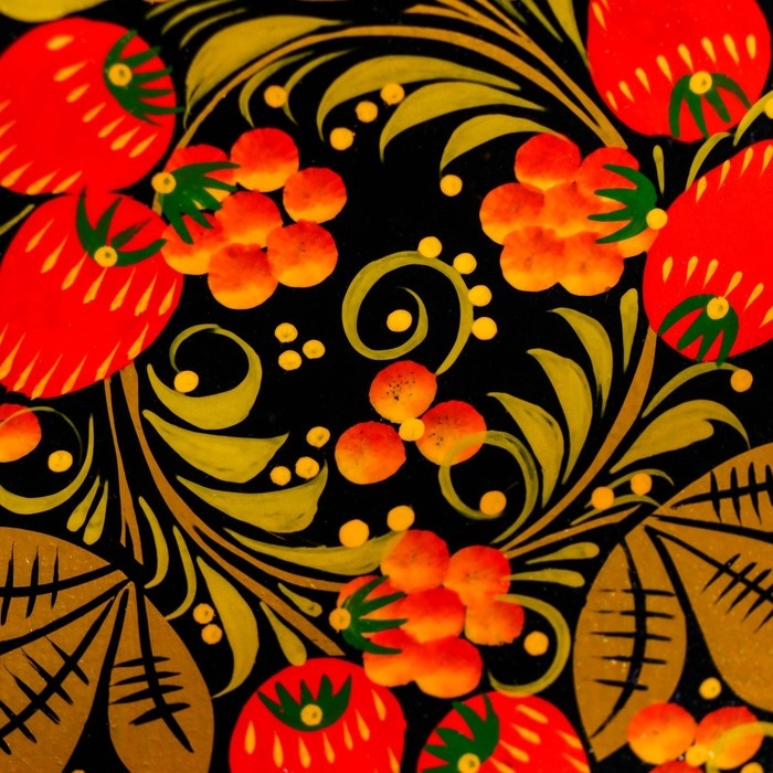 Доска разделочная «Лимонница», хохлома Доска разделочная «Лимонница», хохлома