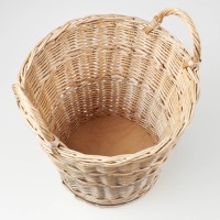 Корзина &laquo;Садовод&raquo;, дно фанера:20&times;20, верх: 30&times;30, H=25/33 см, ручное плетение, ива