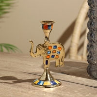 Подсвечник "Слон" 15 см, латунь Подсвечник "Слон" 15 см, латунь