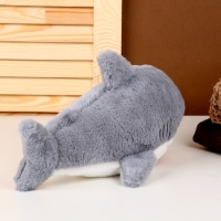 Мягкая игрушка «Акула», 25 см, цвет серый Мягкая игрушка «Акула», 25 см, цвет серый