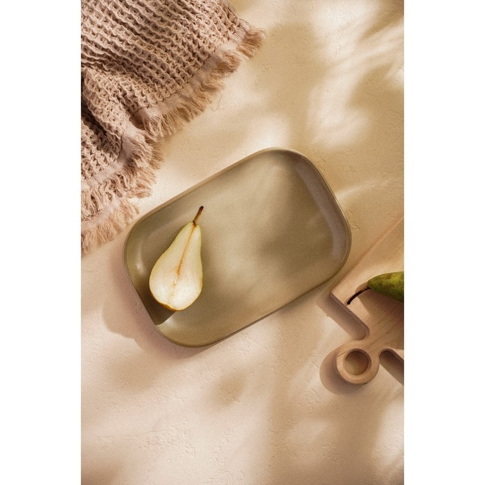 Блюдо фарфоровое SL Home «Песчаный бриз», 29,5×20 см, цвет бежевый Блюдо фарфоровое SL Home «Песчаный бриз», 29,5×20 см, цвет бежевый