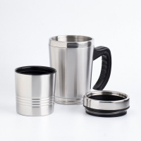 Двухуровневая термокружка, 350+200 мл, Охота