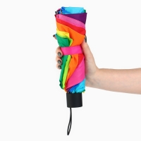 Зонт женский радужный &laquo;Время дождя и чудес&raquo;, 10 спиц.