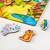 Головоломка липучки «Кто где живёт» Головоломка липучки «Кто где живёт»